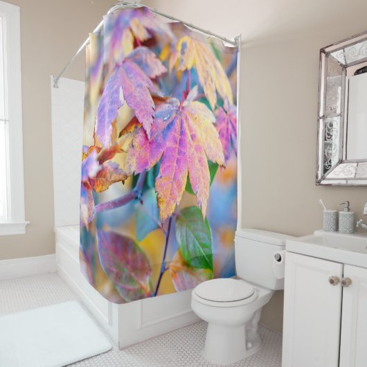 Japanse mazelblad douchegordijn (In situ)