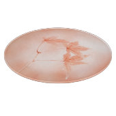 Japanse mazelen bladeren in het Oranje Snijplank (Hoek)