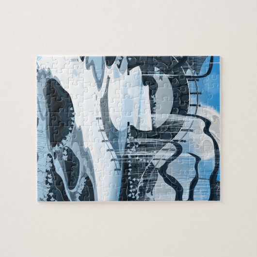 Japanse meditatie Garden Legpuzzel (Horizontaal)