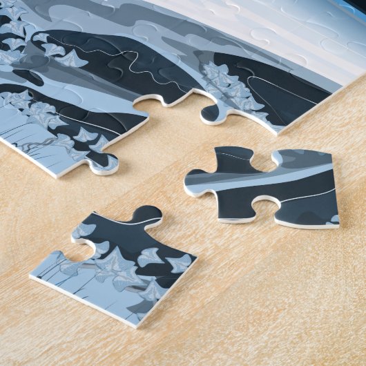 Japanse meditatie Garden Legpuzzel (Zijkant)