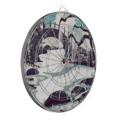  Japanse Meditation Garden Dartbord (Voorkant Links)