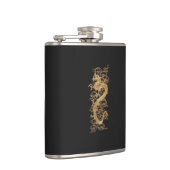 Japanse Meiji Gold Dragon Heupfles (Rechts)