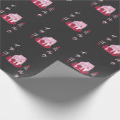 Japanse melkdoos Gift Strawberry Milkshake Cadeaupapier (Hoek)