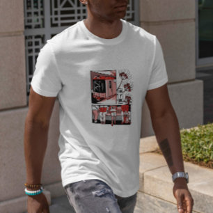 Japanse metrotrein t-shirt