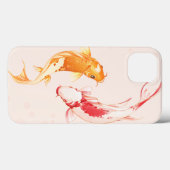 Japanse minimale yin yang kunst Case-Mate iPhone case (Achterkant (horizontaal))