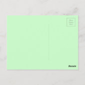 Japanse Mode Anime Girl Briefkaart (Achterkant)