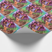 Japanse Mode Anime Girl Cadeaupapier (Hoek)