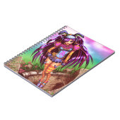 Japanse Mode Anime Girl Notitieboek (Linkerzijde)