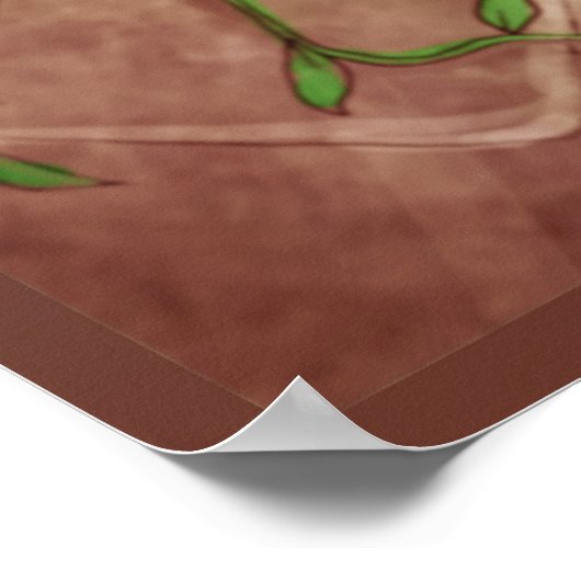 Japanse Mode Anime Girl Poster (Hoek)