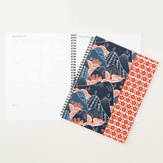 Japanse Modernisering Montagne Fleur Sakura Planner (Display)