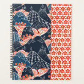 Japanse Modernisering Montagne Fleur Sakura Planner (Voorkant)