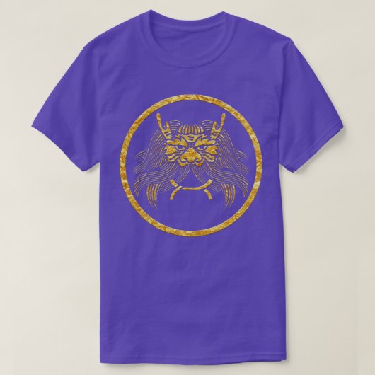 Japanse Mon Oni Kabuto T-shirt (Design voorkant)