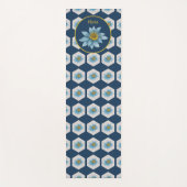 Japanse monogram van het strijkpatroon van het lan yogamat (Voorkant)