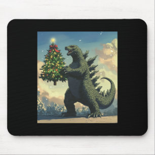 Japanse monster Kaiju met kerstboom Muismat