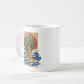 Japanse monster Sushi Lover Koffiemok (Voorkant links)