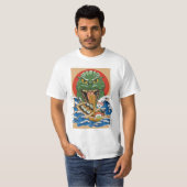 Japanse monster Sushi Lover T-shirt (Voorkant volledig)