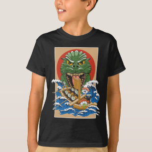 Japanse monster Sushi Lover T-shirt