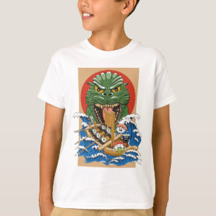 Japanse monster Sushi Lover T-shirt