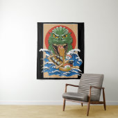 Japanse monster Sushi Lover Wandkleed (In situ)