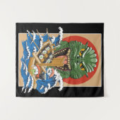 Japanse monster Sushi Lover Wandkleed (Voorkant (horizontaal))