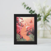 Japanse mooie vossenvlinder briefkaart (Staand voorkant)