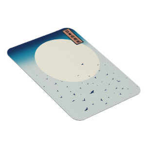 Japanse moonlichte zwaluw magneet