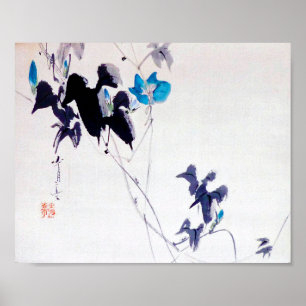 Japanse Morning Glory, Watanabe Seitei Poster