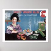  Japanse mosquito Killer Insecticide Adver Poster (Voorkant)