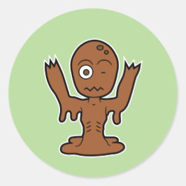 Japanse Mud Zombie Dorotabo Ronde Sticker