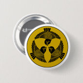 japanse mussen ronde button 5,7 cm (Voorkant /achterkant)