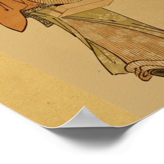 Japanse muur Art Tea Poster (Hoek)