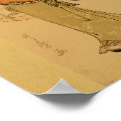 Japanse muur Art Tea Poster (Hoek)