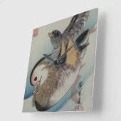 Japanse muur vierkante klok (Hoek)