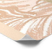 JAPANSE MYTHISCHE VOGEL MET MENSELIJK HOOFD Karyōb Poster (Hoek)