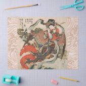 JAPANSE MYTHISCHE VOGEL MET MENSELIJK HOOFD Karyōb Tissuepapier (Craft)