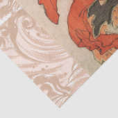 JAPANSE MYTHISCHE VOGEL MET MENSELIJK HOOFD Karyōb Tissuepapier (Detail)