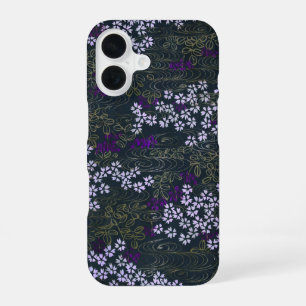 Japanse Nacht Kersenbloesem Hoesje Yozakur iPhone 16 Hoesje