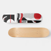 Japanse nacht persoonlijk skateboard (Horizontaal)