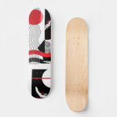 Japanse nacht persoonlijk skateboard (Voorkant)