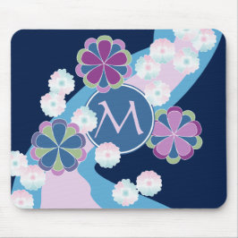 Japanse Nagarekiku Chrysanthemum Floral Muismat