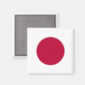 Japanse nationale wereldvlag magneet (Voorkant / Achterkant)