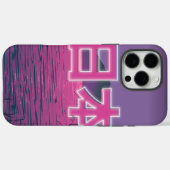 Japanse neon Case-Mate iPhone case (Achterkant (horizontaal))