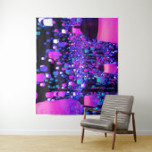 Japanse Neon Lantaarn wandtapijt Wandkleed (In situ)