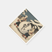 Japanse nieuwjaarswensen servet (Hoek)