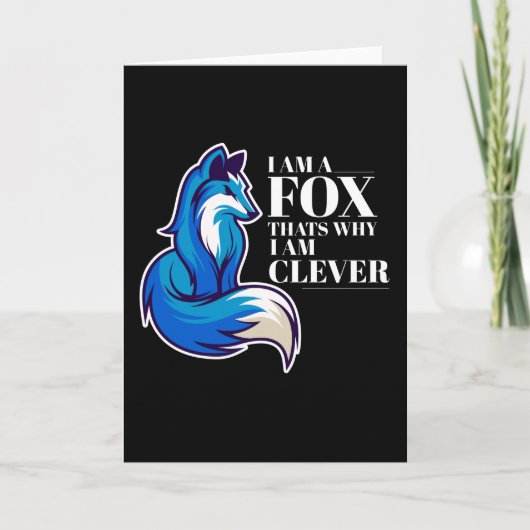 Japanse Nine Tail Kitsune Fox Gift Kaart (Voorkant)