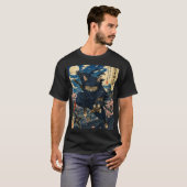 Japanse Ninja Kat T-shirt  (Voorkant volledig)