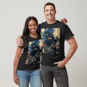 Japanse Ninja Kat T-shirt  (Unisex)