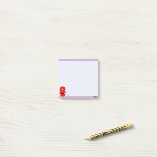 Japanse Ninja Post-it® Notes (Op bureau)