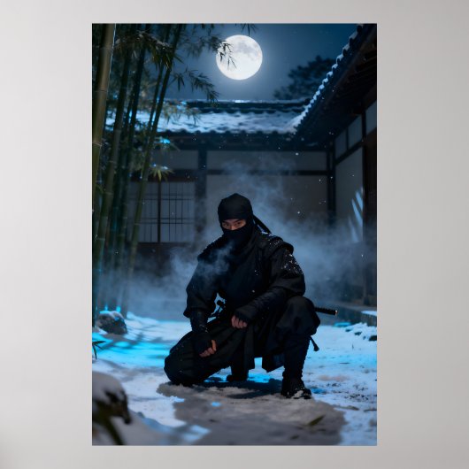 Japanse Ninja Warrior Poster (Voorkant)