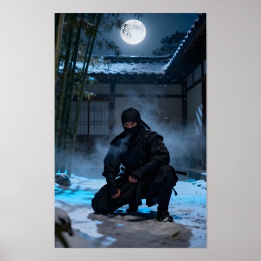 Japanse Ninja Warrior Poster (Voorkant)